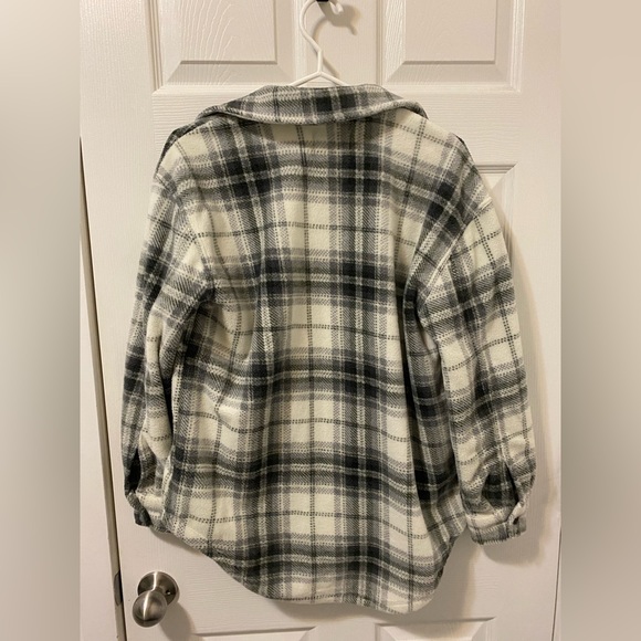 Z SUPPLY - PLAID FLEECE SHIRT JACKET - Picture 5 of 5